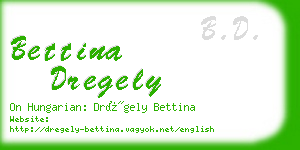 bettina dregely business card